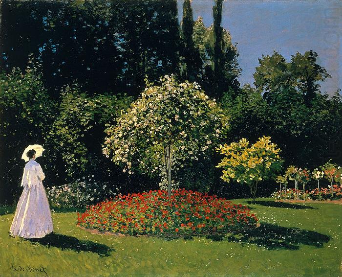 Marguerite Lecadre in the Garden, Claude Monet